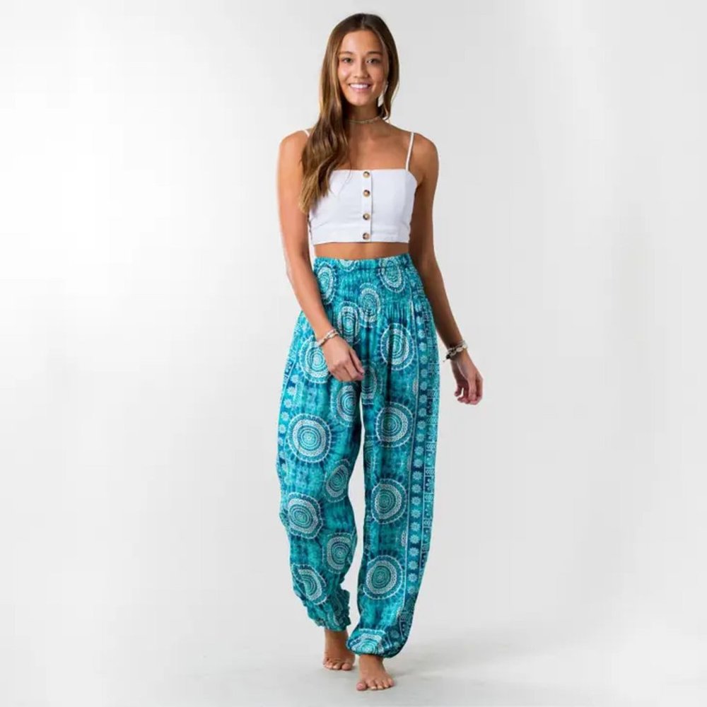 Turquoise Harem Pants
